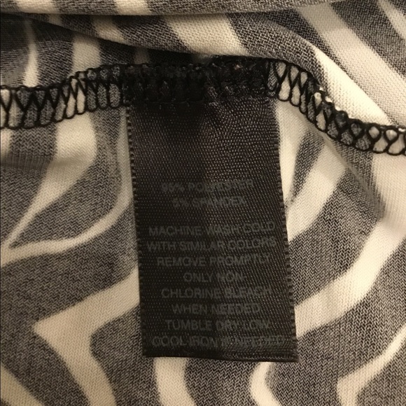 WHBM Black and White Striped Tank - Picture 14 of 14